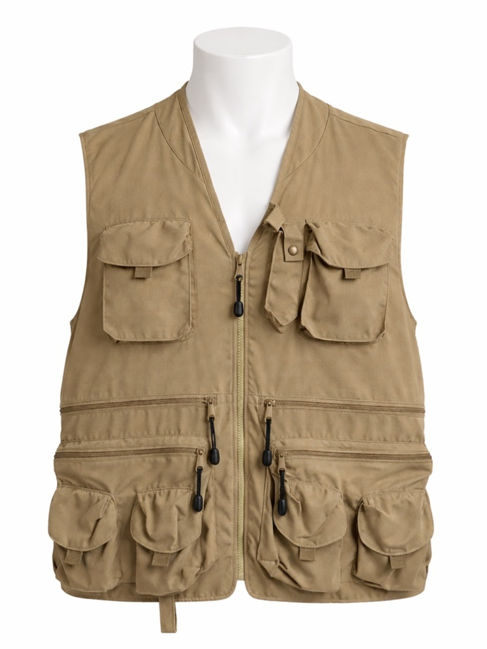 Size XL Perurail Vintage Fishing Utility‎ Vest Safari Travel Multi Pocket